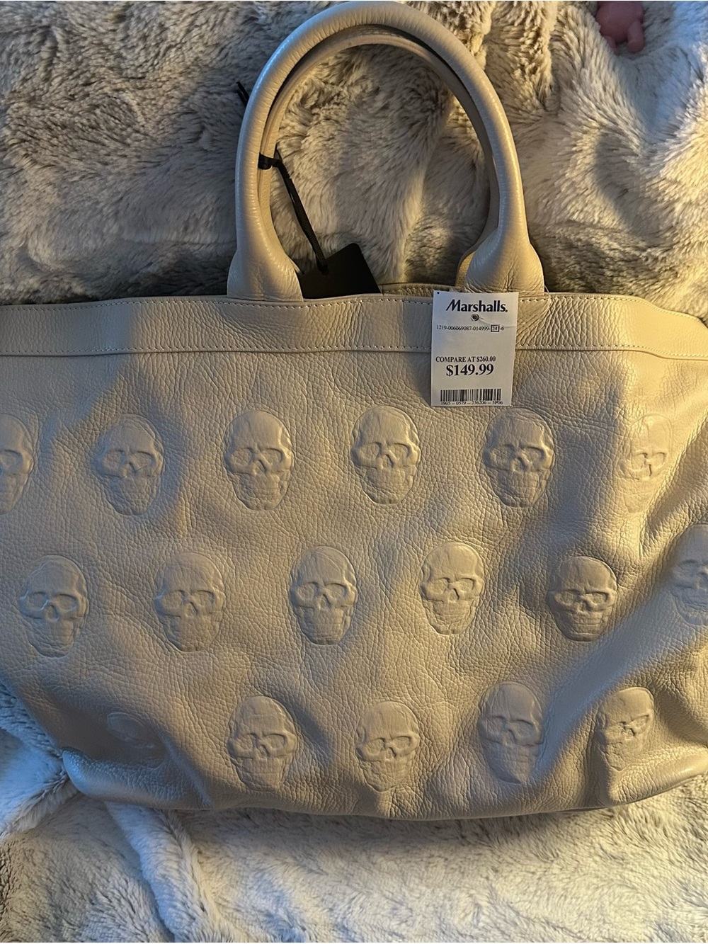 Io Pelle Skull Tote